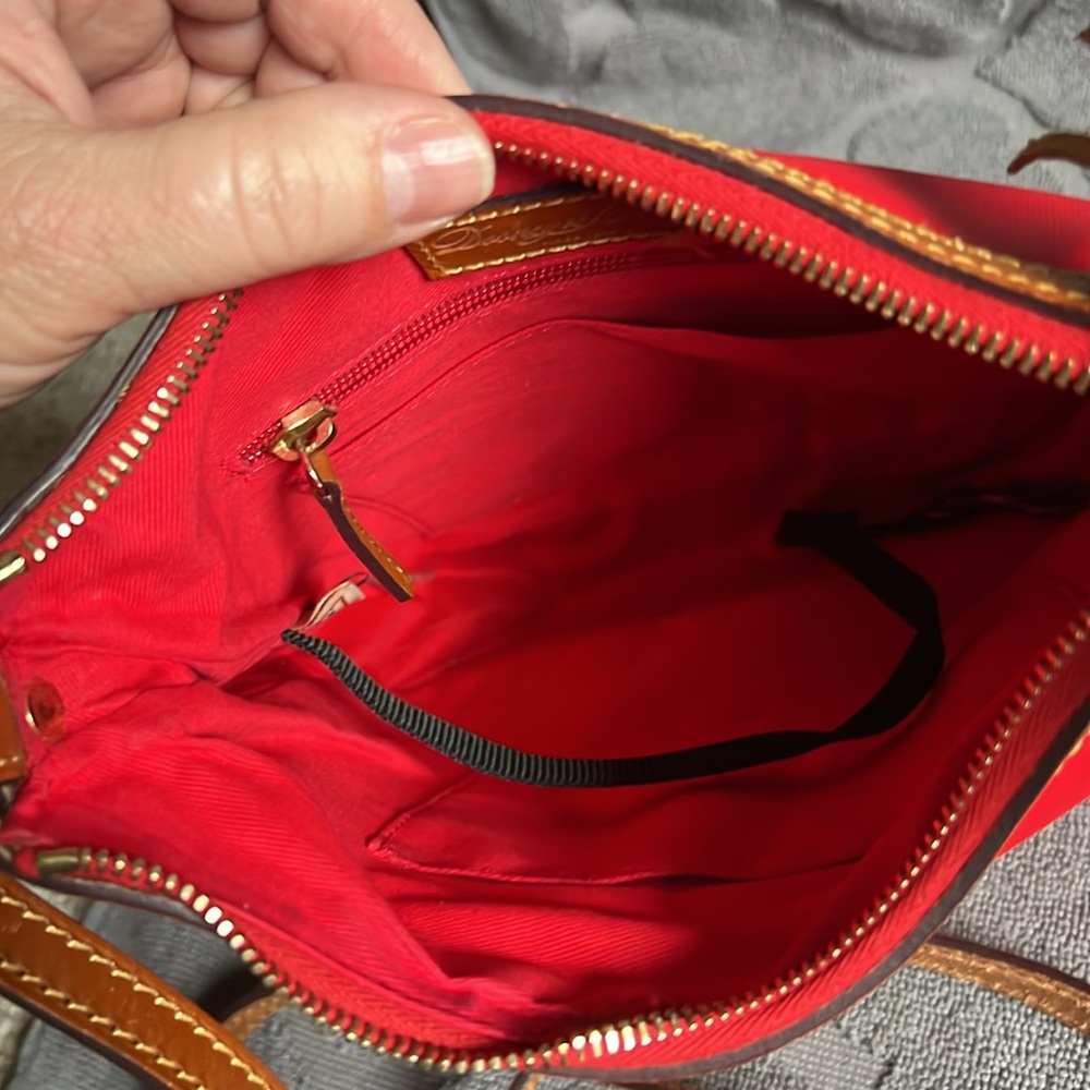 Dooney & Bourke Red Slim Crossbody Purse - Picture 10 of 15